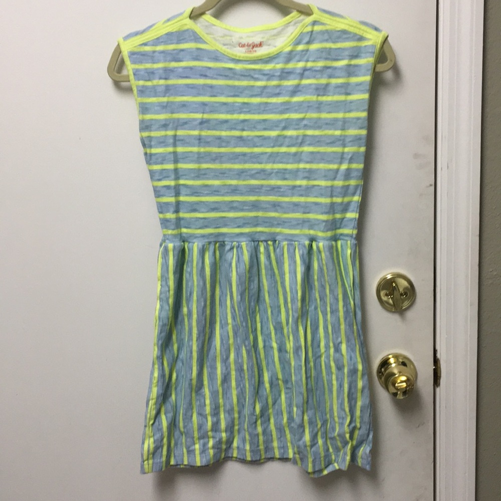 Striped Short Dress